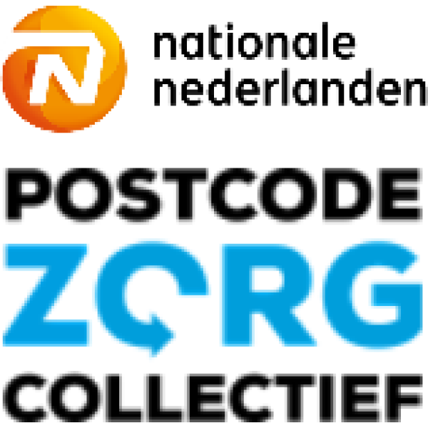 Bedrijfs logo van postcode zorgcollectief & nn