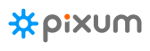 Bedrijfs logo van pixum