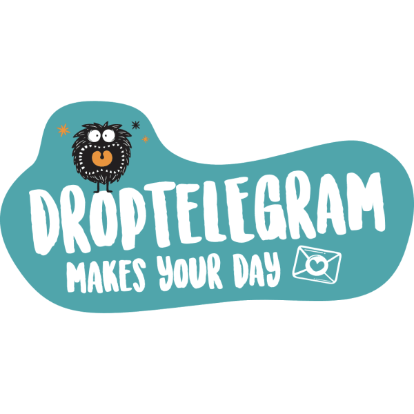 Bedrijfs logo van droptelegram
