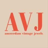 Bedrijfs logo van amsterdam vintage jewels nl