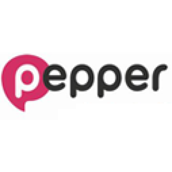 Bedrijfs logo van pepper